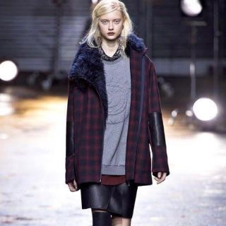 全3色/黒/赤/ベージュ 3.1 Phillip Lim チェックコート - 通販
