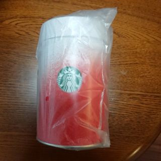 スターバックスコーヒー(Starbucks Coffee)のスターバックス キャニスター (レッド)(収納/キッチン雑貨)