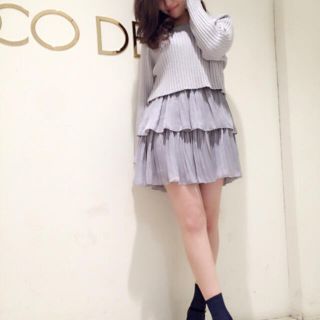 ココディール(COCO DEAL)のCOCO DEAL♡ニット×ワンピース セット(ミニワンピース)