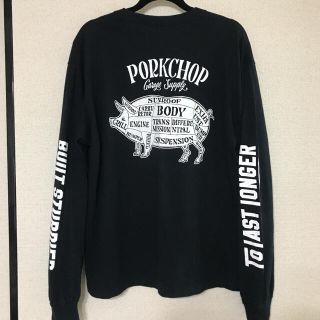 ネイバーフッド(NEIGHBORHOOD)のポークチョップ porkchop ロンT 黒 パーカー スウェット トレーナー(Tシャツ/カットソー(七分/長袖))