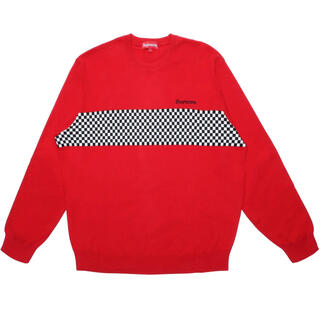 シュプリーム(Supreme)のSupreme Checkered Panel Crewneck Sweater(ニット/セーター)