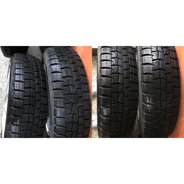 スタッドレスタイヤ・ホイール　155/65R14 14インチ　本州送料込 3