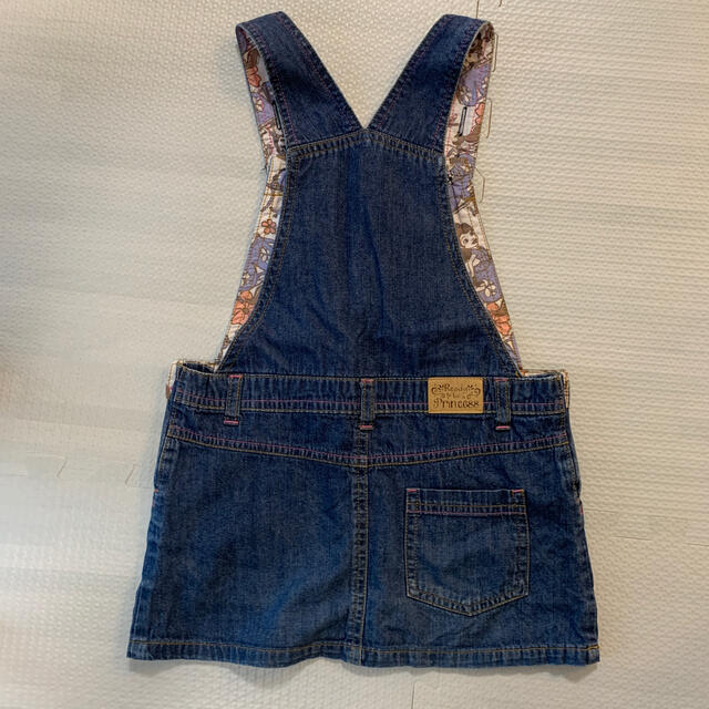 size110 デニムスカート　サロペット キッズ/ベビー/マタニティのキッズ服女の子用(90cm~)(スカート)の商品写真