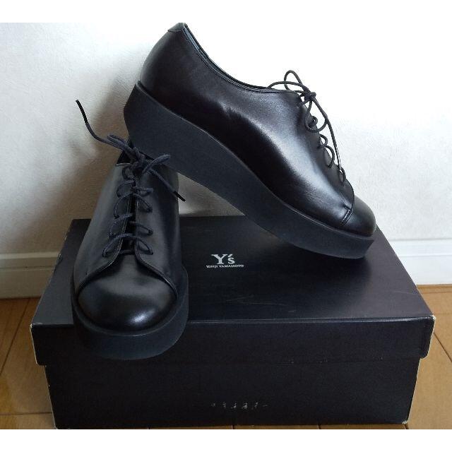 Yohji Yamamoto Y's ワイズ 厚底革靴 訳アリ 全国総量無料で 64.0%OFF