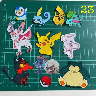 ポケモン(ポケモン)のポケモン　ワッペン　23(各種パーツ)