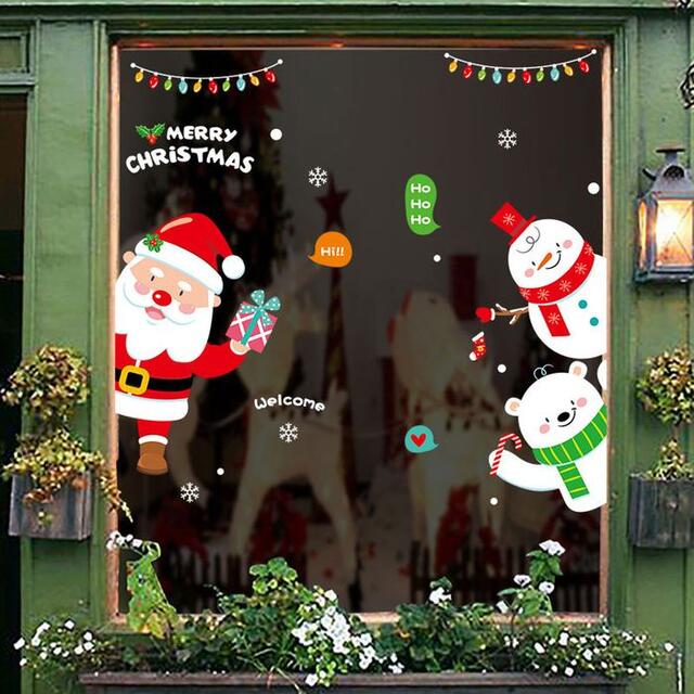 ウォールステッカー シール 壁紙 おしゃれ 窓 クリスマス Xmas サンタの通販 By Hyun S Shop ラクマ