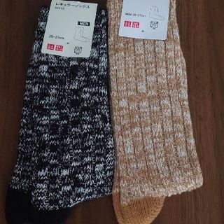 ユニクロ(UNIQLO)のマコあつ様専用 レギュラーソックス 25-27cm メンズ(ソックス)