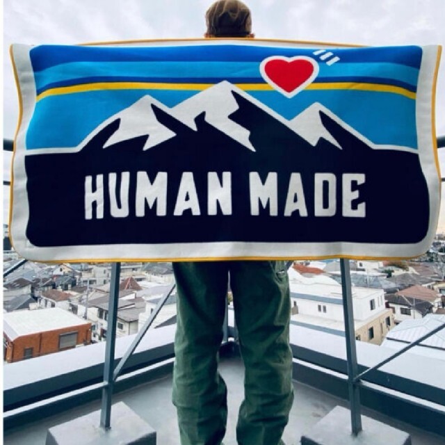 HUMAN MADE FLEECE BLANKETフリース　ブランケット メンズのファッション小物(その他)の商品写真