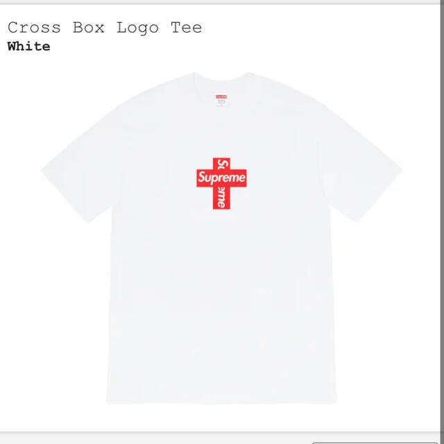 supreme クロスボックスロゴ　Tシャツ