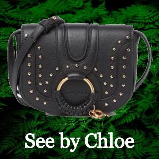 シーバイクロエ(SEE BY CHLOE)の☆SALE☆【See by Chloe】ロゴハナスタッズ クロスボディ バッグ(ショルダーバッグ)