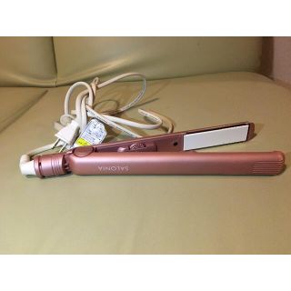 19冬限定 SALONIA サロニア ストレートアイロン 24mm ピンク(その他)