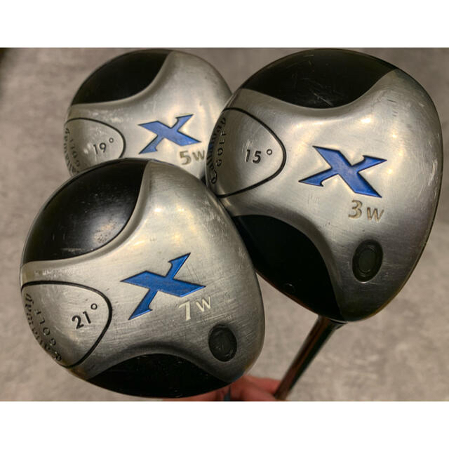 Callaway X  フェアウェイウッド　3本セット(3、5 、7)