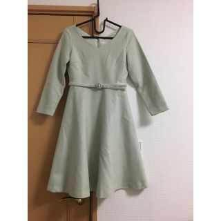 プロポーションボディドレッシング(PROPORTION BODY DRESSING)のプロポーションボディドレッシング ハートネックベルト付きワンピ(ひざ丈ワンピース)