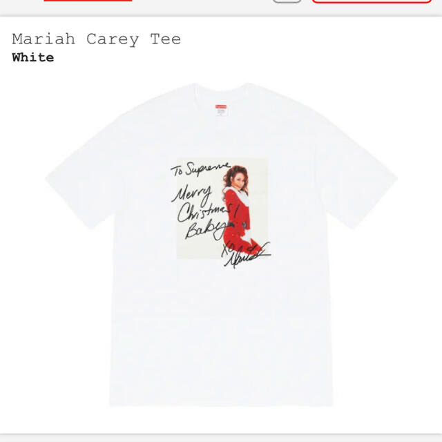 Supreme(シュプリーム)のSupreme Mariah Carey Tee メンズのトップス(Tシャツ/カットソー(半袖/袖なし))の商品写真