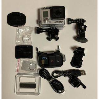 ゴープロ(GoPro)のGoPro HERO3+,Battery BacPac,マウントセット,他(ビデオカメラ)