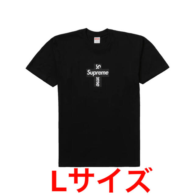Supreme Cross Box Logo tee Black Lサイズ