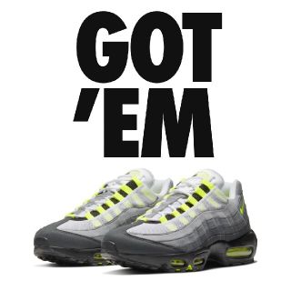 ナイキ(NIKE)のAIR MAX 95 NEON YELLOW(スニーカー)