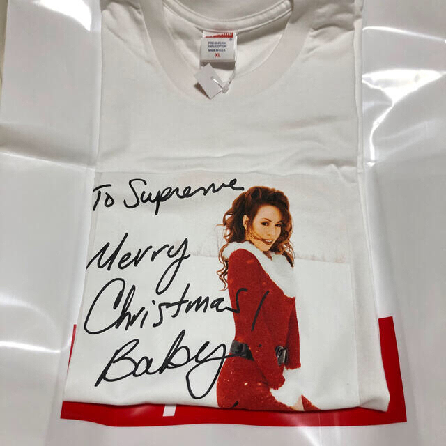 Supreme Mariah Carey Tee 白 XL ステッカー付属white白サイズ