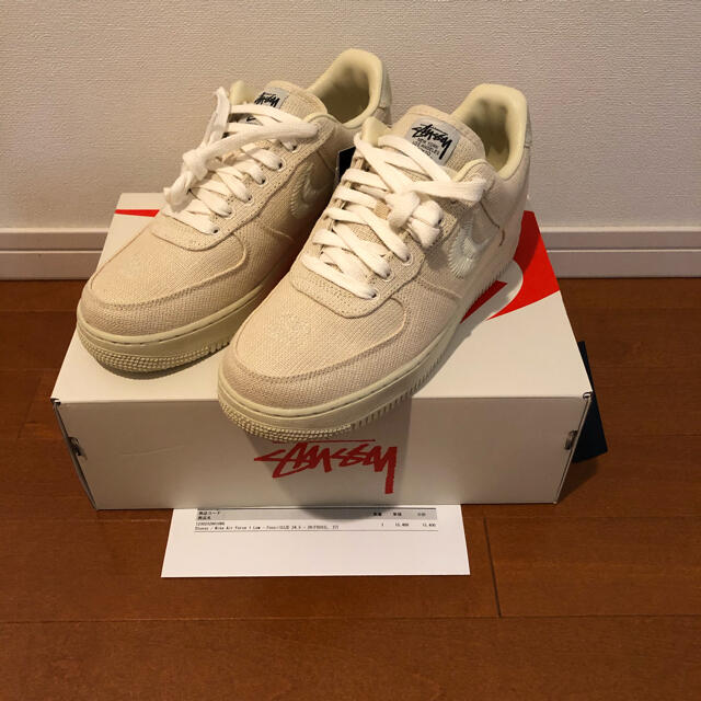 27.0㎝ stussy NIKE air force 1 fossil