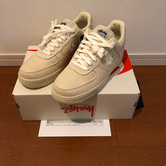 NIKE(ナイキ)の27.0㎝ stussy NIKE air force 1 fossil  メンズの靴/シューズ(スニーカー)の商品写真