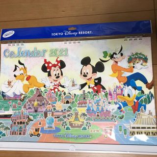 ディズニー(Disney)のTokyo Disney Resort 2021 壁掛けカレンダー(ノベルティグッズ)