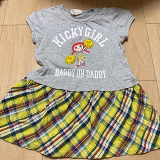 ダディオーダディー(daddy oh daddy)のお値下げ⭐️ダディ子ワンピース90(ワンピース)