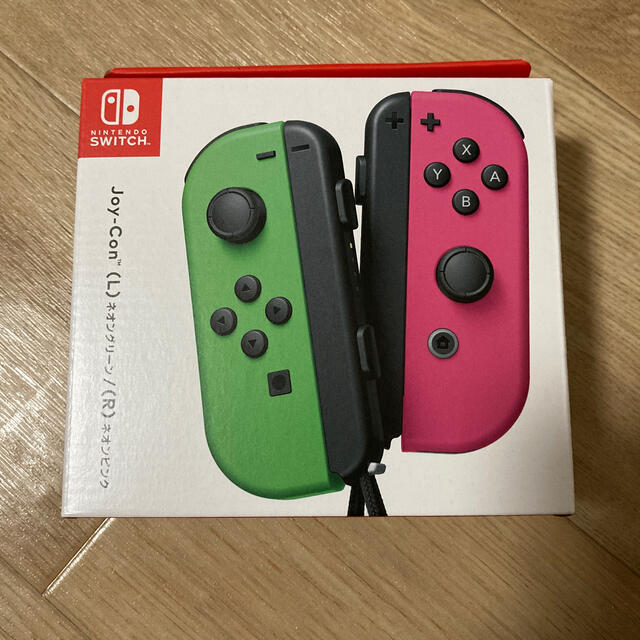 コントローラー【新品未使用】Switch Joy-Con ネオングリーン／ネオンピンク