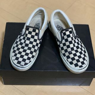 ヴァンズ(VANS)の中古　VANS チェッカー　スリッポン(スニーカー)