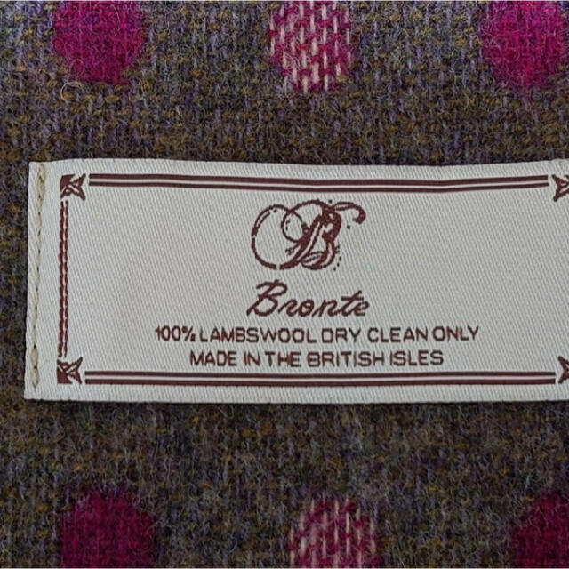 英国製  BRONTE メリノラムウール100% ストール 新品 メンズのファッション小物(ストール)の商品写真