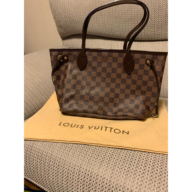 ルイヴィトン　LOUIS VUITTON 　ダミエ　バッグ　ネバーフル　pm