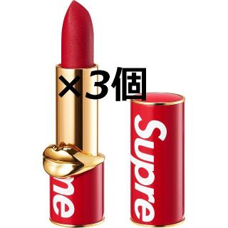 シュプリーム(Supreme)の3個 Supreme Pat McGrath Labs Lipstick 3本(口紅)