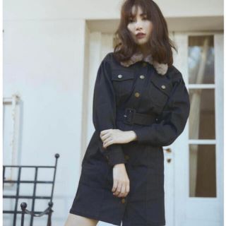 スナイデル(SNIDEL)のherlipto Belted Denim Mini Dress M(ひざ丈ワンピース)