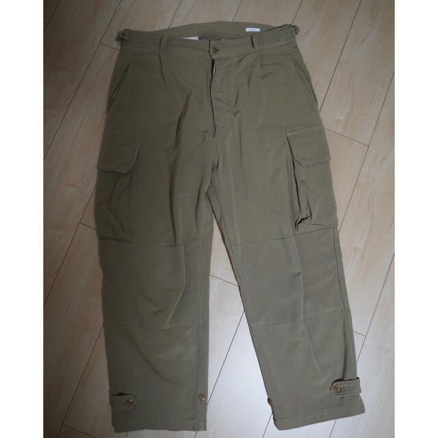 20ss COMOLI コットンツイル 6ポケットパンツ KHAKI