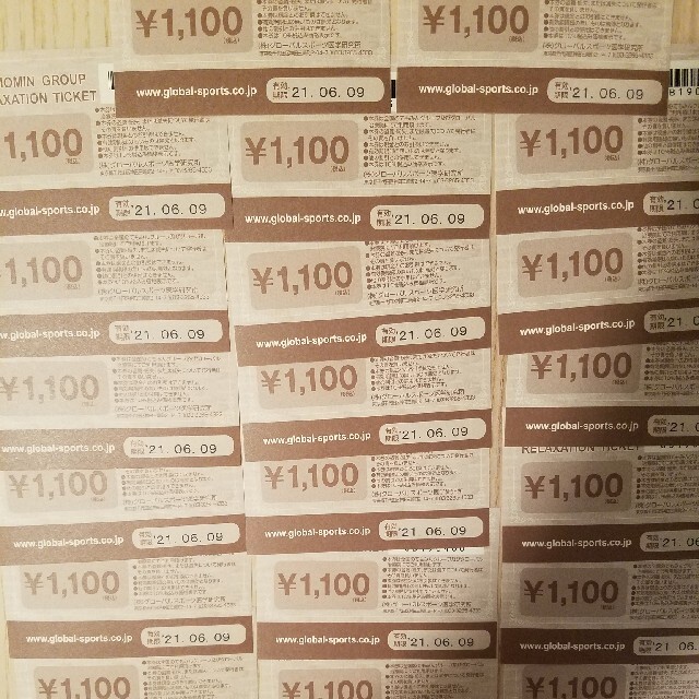 てもみん　チケット　22,000円分