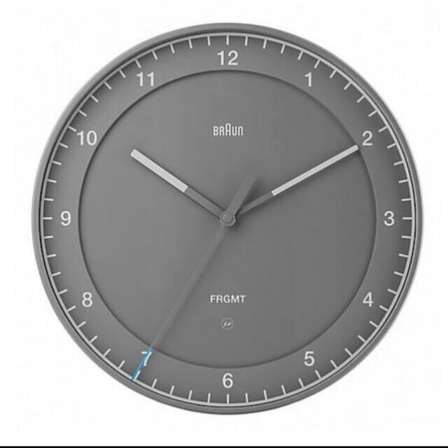 週間売れ筋 FRAGMENT - ブラウン×フラグメント　壁掛け時計　グレー Braun×Fragment 掛時計/柱時計