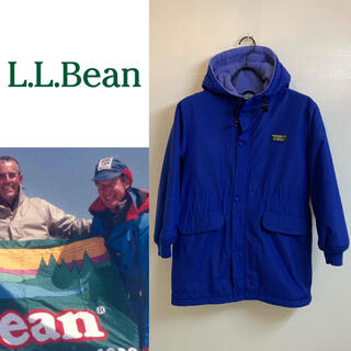 エルエルビーン(L.L.Bean)のL.L.Bean VINTAGE 70〜80s マウンテンブルゾンコート ブルー(マウンテンパーカー)