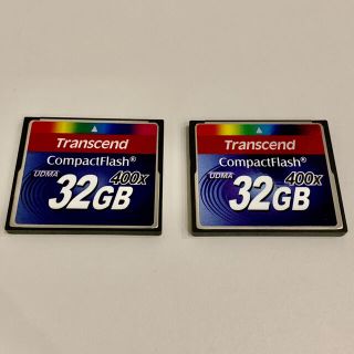 トランセンド(Transcend)のトランセンド コンパクトフラッシュメモリー 32GB×2(その他)