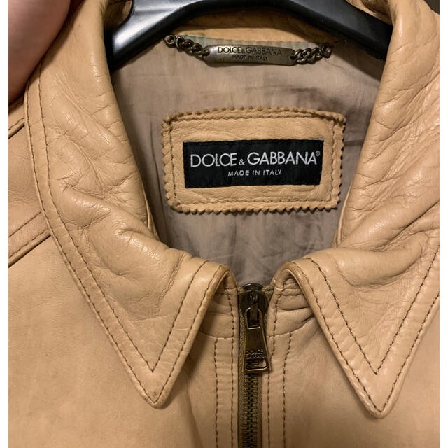DOLCE&GABBANA(ドルチェアンドガッバーナ)のkounsai様専用】Dolce & Gabbana 　革ジャン メンズのジャケット/アウター(レザージャケット)の商品写真