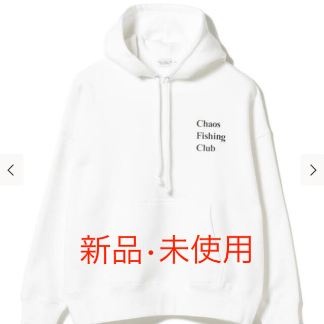 Chaos fishing club 2020 白パーカーXL