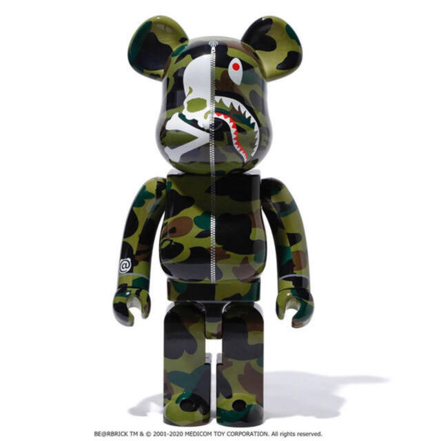 MEDICOM TOY(メディコムトイ)のmastermind VS BAPE(R) BE@RBRICK 1000%  エンタメ/ホビーのフィギュア(その他)の商品写真