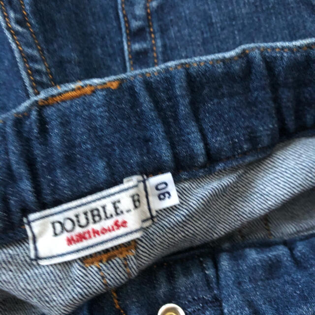 DOUBLE.B(ダブルビー)のデニム　ダブルビー  90 キッズ/ベビー/マタニティのキッズ服男の子用(90cm~)(パンツ/スパッツ)の商品写真