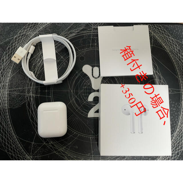 Apple(アップル)のmink様専用　値下げ！【正規品・純正】Air pods第1世代 スマホ/家電/カメラのスマホアクセサリー(ストラップ/イヤホンジャック)の商品写真