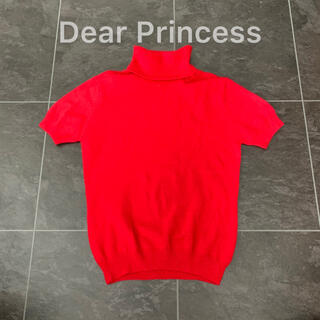 ディアプリンセス(Dear Princess)のDear Princess♡タートルネック半袖ニット♡赤(ニット/セーター)