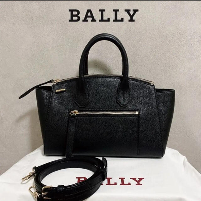 Bally(バリー)の美品 BALLY バリー 定価14万 SOMMET ソメ ショルダー 黒 レディースのバッグ(ハンドバッグ)の商品写真