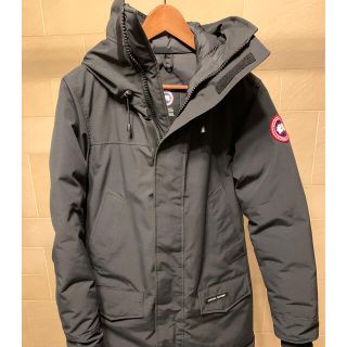 カナダグース(CANADA GOOSE)のカナダグース　ラングフォード　メンズ　黒　Sサイズ(ダウンジャケット)