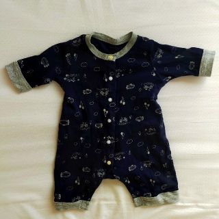 ユニクロ(UNIQLO)のベビー服２枚　ユニクロ　サイズ60-70センチ　春夏秋　男の子(ロンパース)