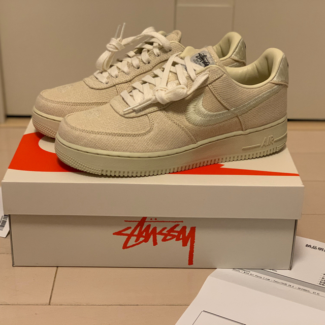 STUSSY×NIKE AIR FORCE 1 LOW FOSSILSTONE