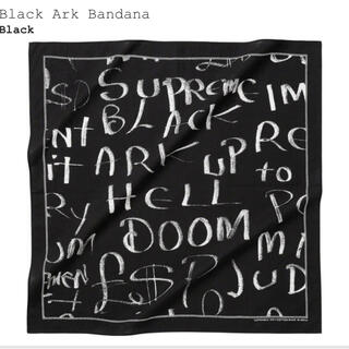 シュプリーム(Supreme)のBLACK ARK bandanaバンダナ supreme(その他)