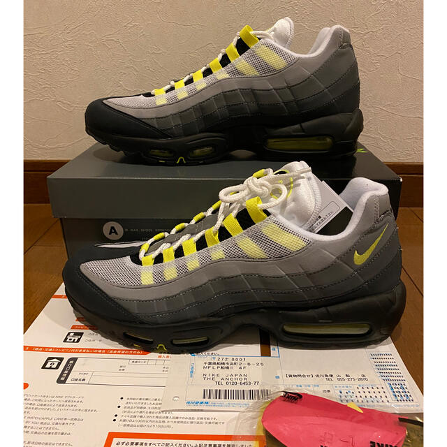 メンズNIKE AIR MAX95  OG NEON US11.5 29.5cm