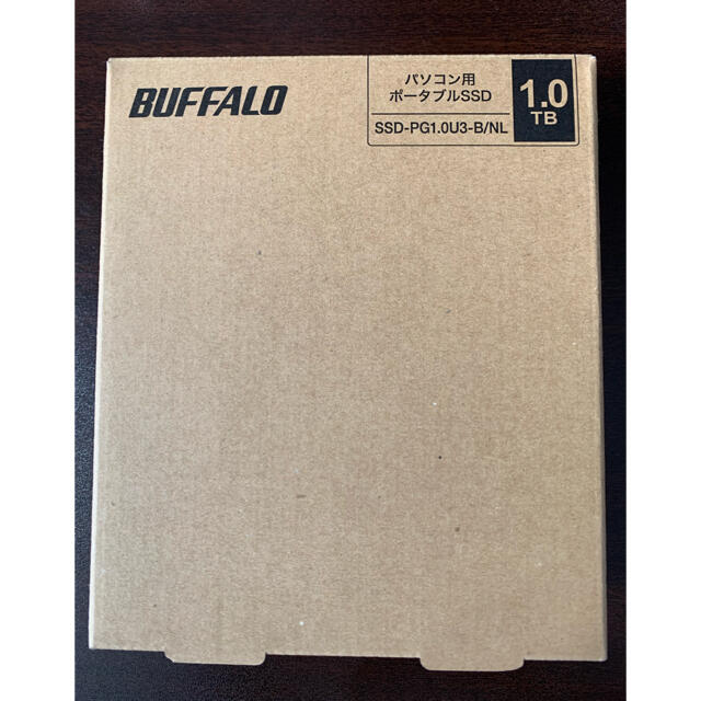Buffalo(バッファロー)のBUFFALO SSD-PG1.0U3-B/NL 新品 スマホ/家電/カメラのPC/タブレット(PC周辺機器)の商品写真